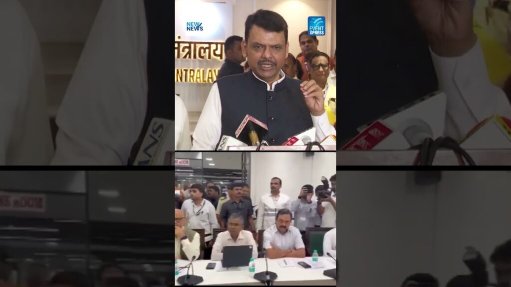 CM Fadnavis Takes Charge During Mumbai Weather Crisis #Maharashtra