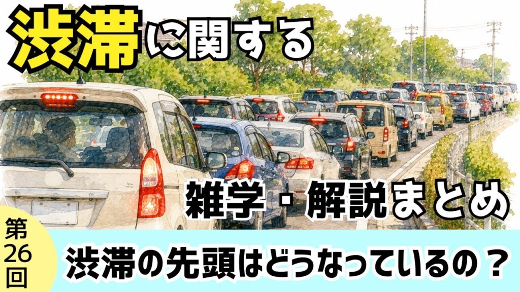 【第26回】渋滞の先頭はどうなっているの？（渋滞の雑学・解説まとめ）