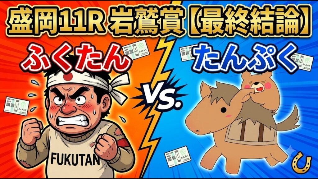 岩鷲賞2026予想【盛岡競馬】クラスターカップ前哨戦🏆【最終結論】 岩鷲賞2026予想【盛岡競馬】クラスターカップ前哨戦🏆【最終結論】