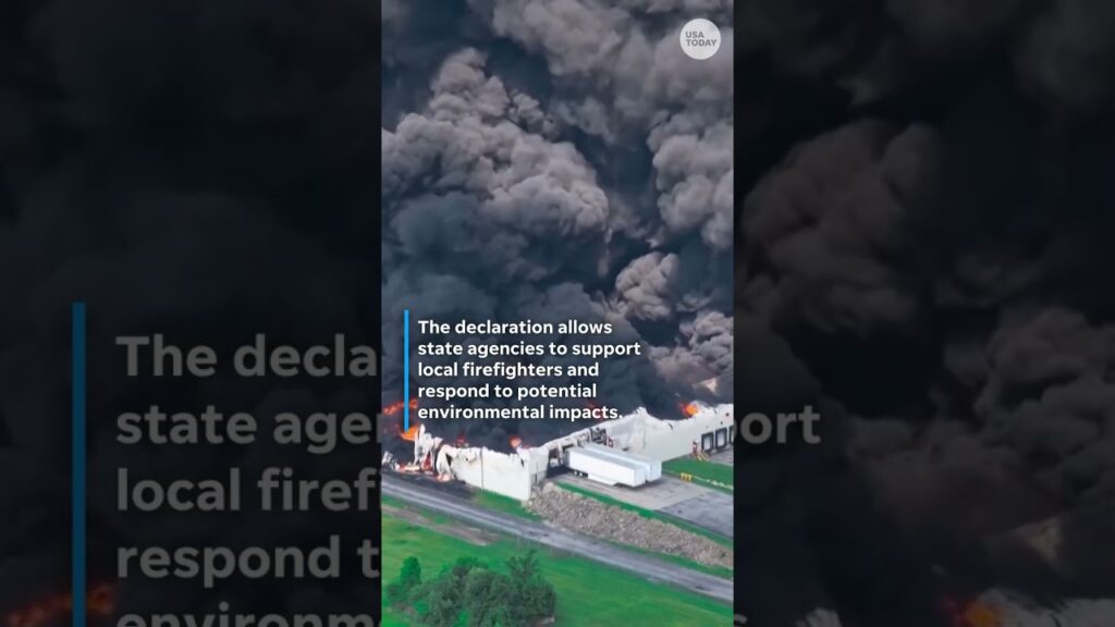 Massive fire erupts at warehouse in West Virginia causing state of emergency Massive fire erupts at warehouse in West Virginia causing state of emergency