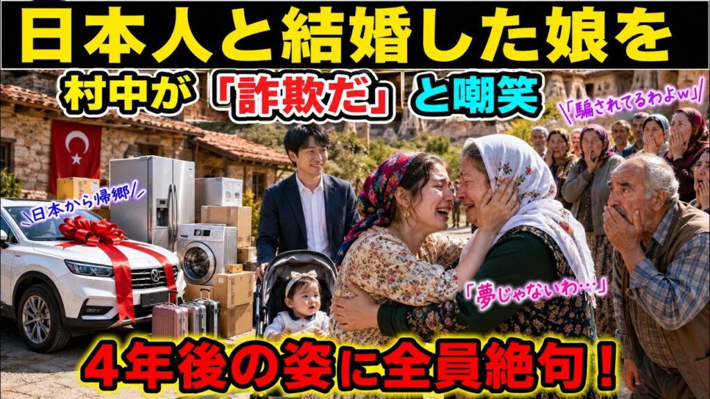 「日本人の男と結婚する」トルコ人娘の宣言に涙した家族… 4年後に村中が腰を抜かした衝撃の結末とは？【海外感動秘話】