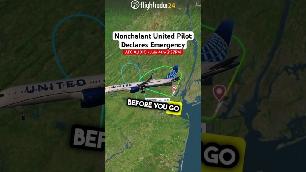 Nonchalant United Pilot Declares Emergency