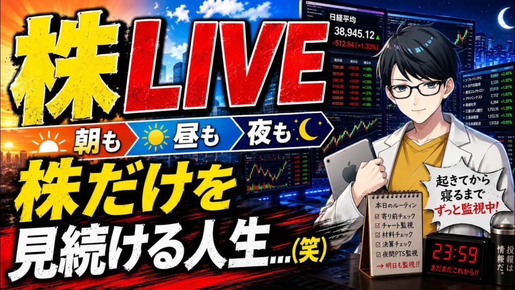 キオクシア株を見ていく朝LIVE キオクシア株を見ていく朝LIVE