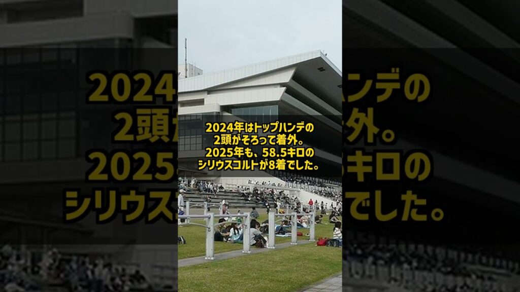 七夕賞の残酷データ トップハンデは過去5年で馬券内ゼロ 1番人気でも58キロなら14着 #Shorts