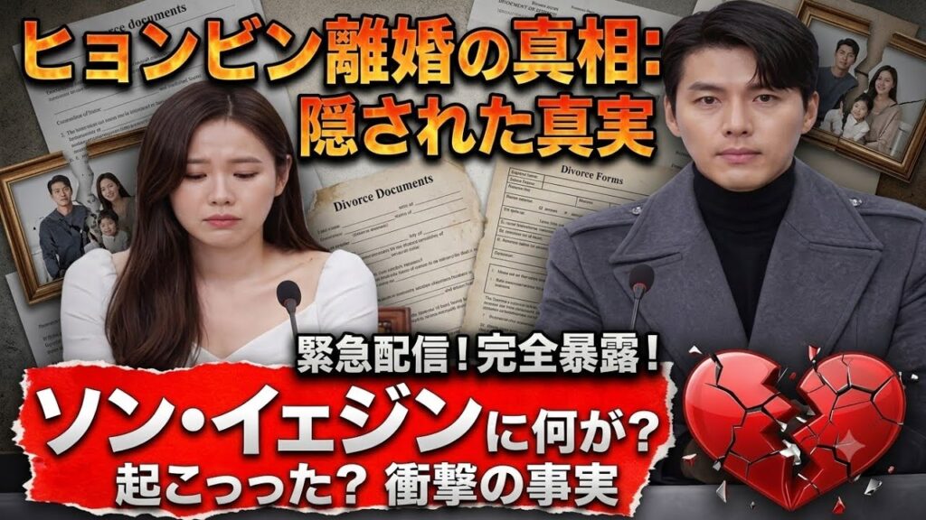 ヒョンビンが43歳で離婚を発表！ソン・イェジンの隠された真実が皆を驚かせる！