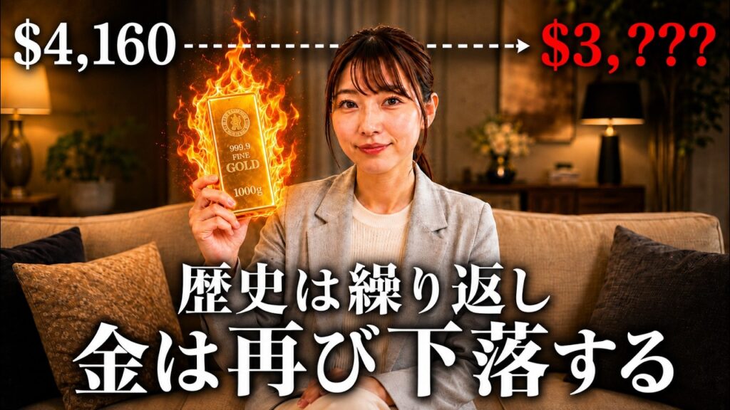 金4,160ドルでアジア圏の現物需要拡大。それでも私はまだ買いません。その理由をプロの投資家目線でお話しします。