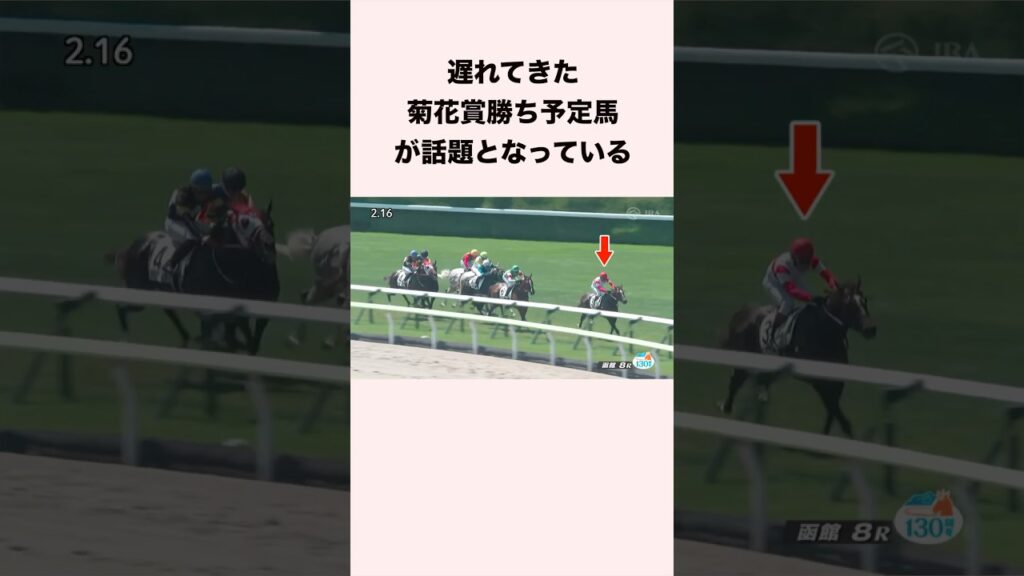 遅れてきた菊花賞勝ち予定馬？が話題となっている #競馬 #競馬予想 #shorts