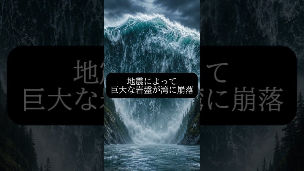 高さ524m…人類史上最大の津波がヤバすぎる #津波 #雑学