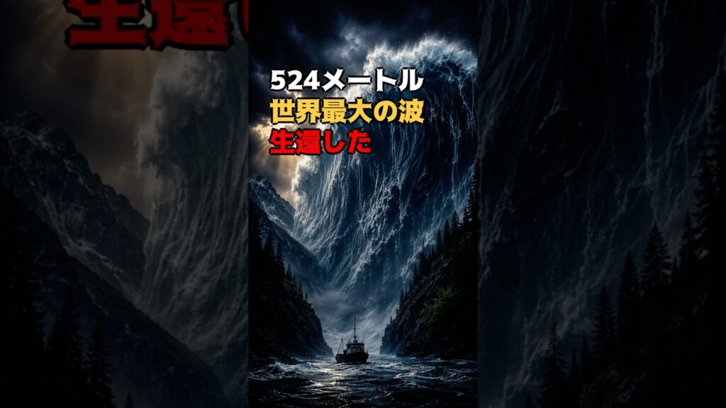 リツヤ湾巨大津波｜524メートルの波から生還した奇跡の実話