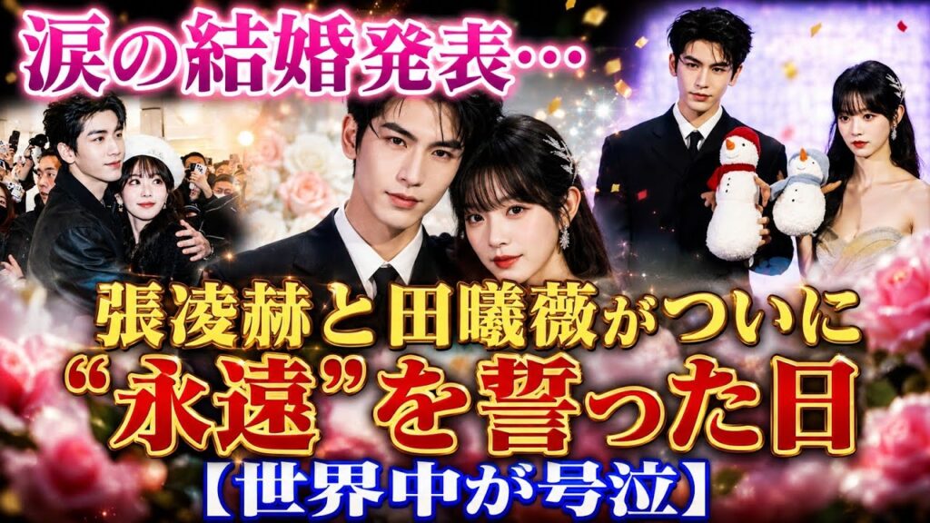 涙の結婚発表…張凌赫と田曦薇がついに“永遠”を誓った日【世界中が号泣】