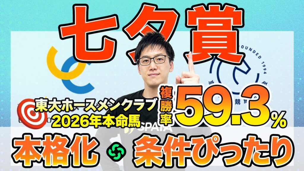 【七夕賞 2026 最終予想】東大HCの本命はカラマティアノス！京大競馬研の本命は地力最上位かつ条件好転のあの馬（東大・京大式）