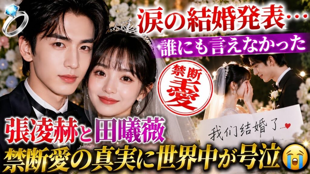 💍涙の結婚発表…張凌赫と田曦薇、誰にも言えなかった禁断愛の真実に世界中が号泣😭✨