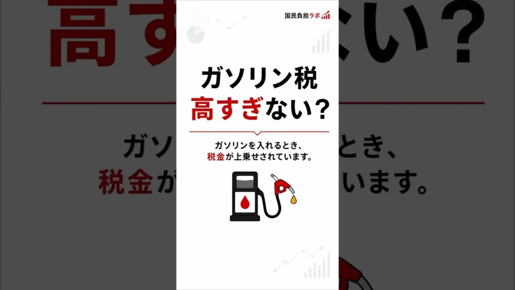 ガソリン税はなぜ高い？ガソリン価格の仕組みを30秒で解説 #shorts