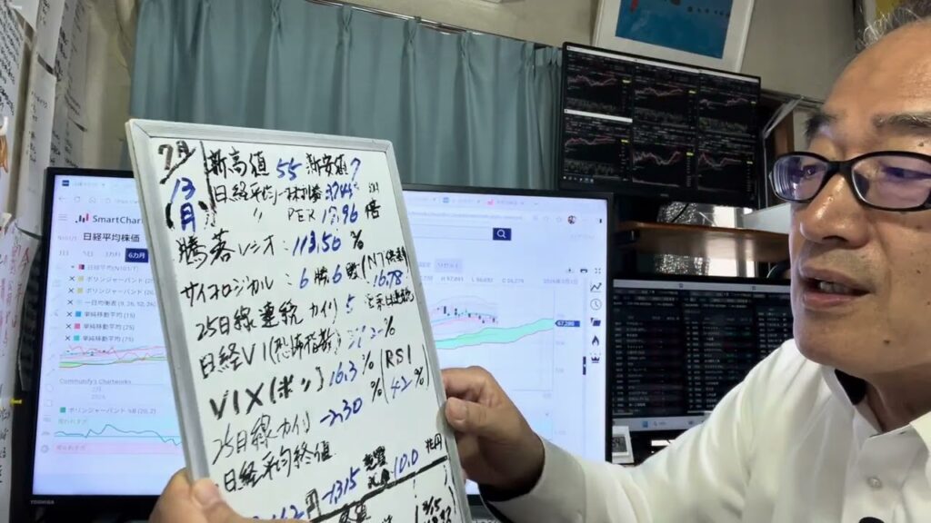 7月14日（火）日経平均は500円高。米原油高と米金利上昇などからAI半導体関連下落スタートもキオクシアや韓国KOSPIなどの切り返しで反発。