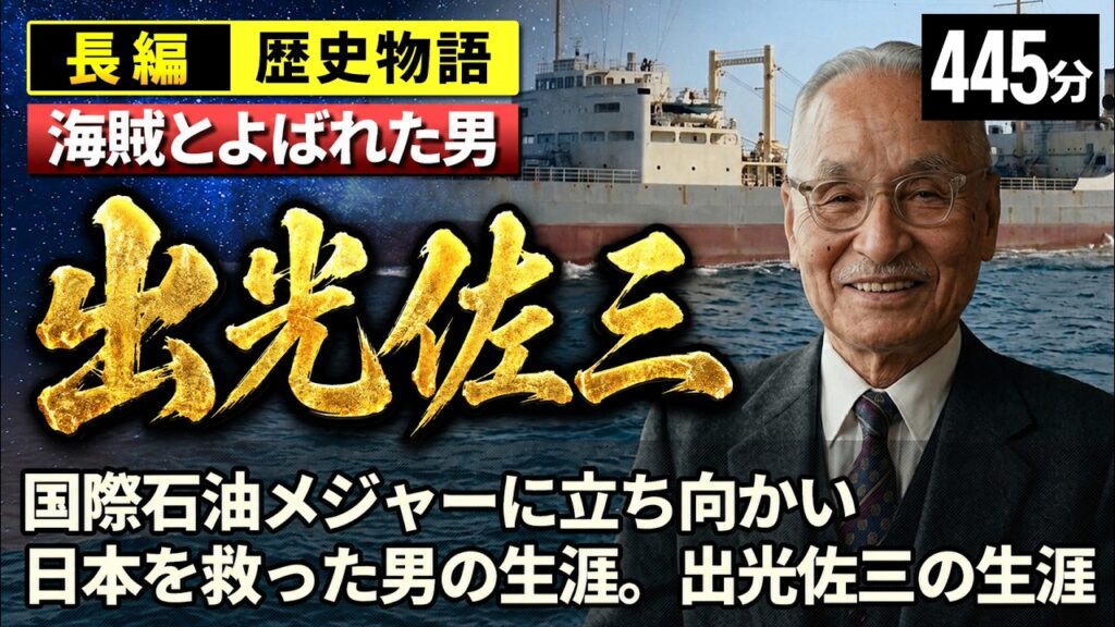 【海賊とよばれた男】　出光佐三 の一生をゆっくりたどる長編歴史物語｜国際石油メジャーに立ち向かい日本を救った男　海賊とよばれた経営者の信念【睡眠用 ぐっすり】