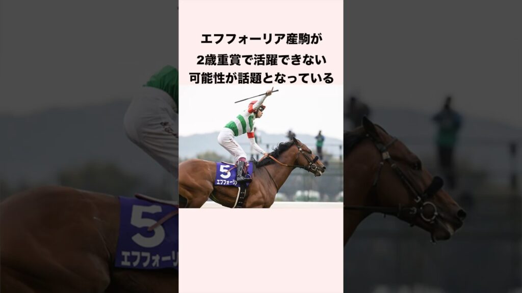 エフフォーリア産駒が2歳重賞で活躍できない可能性が話題となっている #競馬 #競馬予想 #shorts