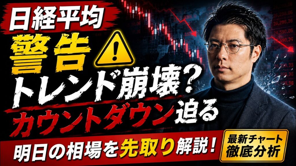 【日経平均】警告 トレンド崩壊? カウントダウン迫る ASML・TSMC・KOSPI・サムスン電子・SKハイニックス・キオクシア 【日経平均】警告 トレンド崩壊? カウントダウン迫る ASML・TSMC・KOSPI・サムスン電子・SKハイニックス・キオクシア