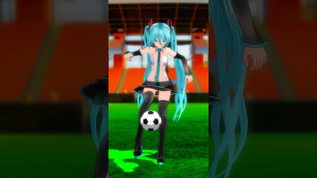 【MMD】つみミクさんがサッカーに挑戦3！！放送事故あり！！ #worldcup2026