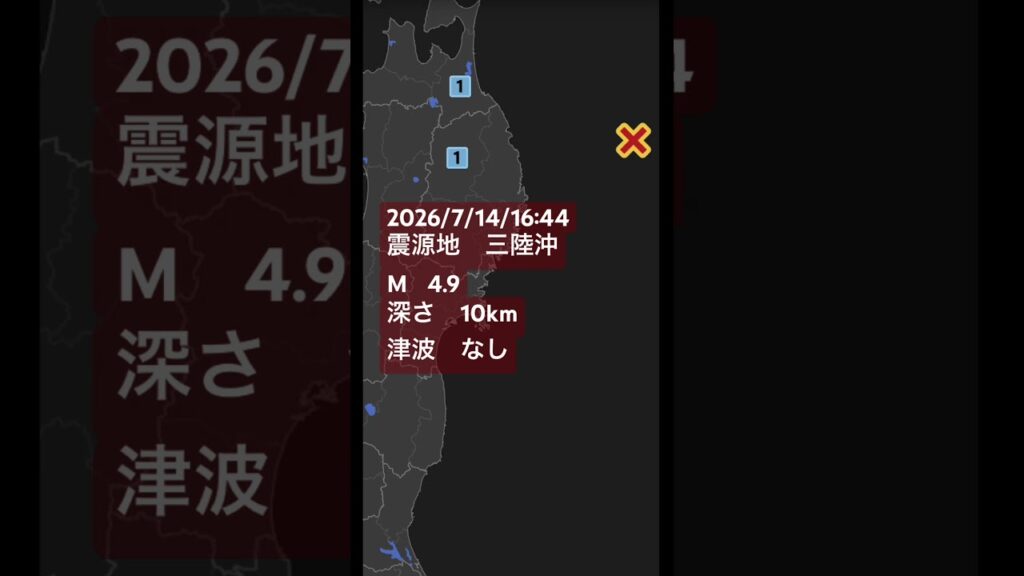 NBS震源・震度情報