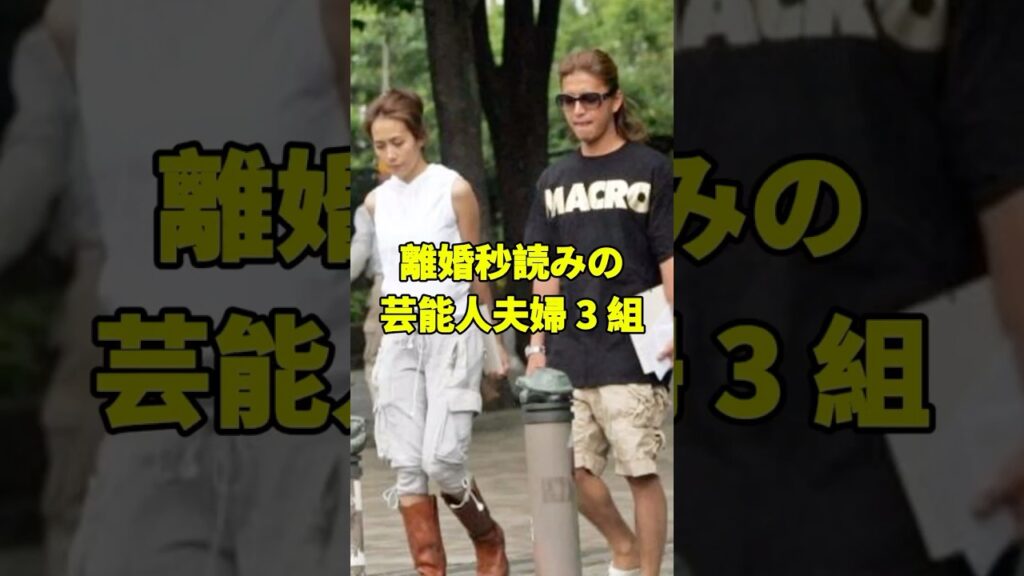 離婚秒読みの芸能人夫婦 3 組 #芸能人 #事実婚 #youtube