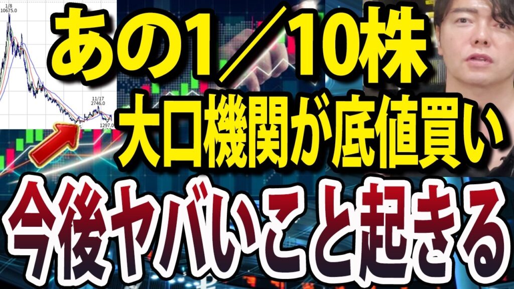 【速報】株価1/10あの超有名株をアクティビストが爆買い情報