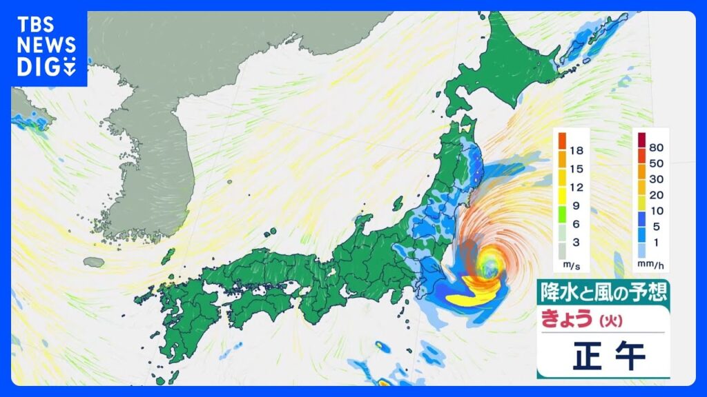 【8月11日 きょうの天気】台風15号は関東上陸へ 関東や東北 午後は雨風強まり荒れた天気に 西日本は厳しい暑さ あすにかけて不安定、激しい雨や雷雨も|TBS NEWS DIG 【8月11日 きょうの天気】台風15号は関東上陸へ 関東や東北 午後は雨風強まり荒れた天気に 西日本は厳しい暑さ あすにかけて不安定、激しい雨や雷雨も|TBS NEWS DIG
