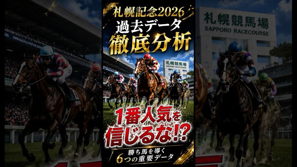 札幌記念2026 過去データ徹底分析  #競馬  #競馬予想 #札幌記念2026