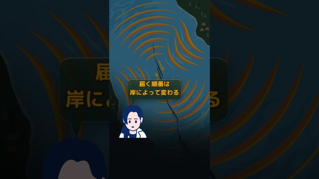 津波の前に海が引くのはなぜ？引き波のしくみ！ #shorts