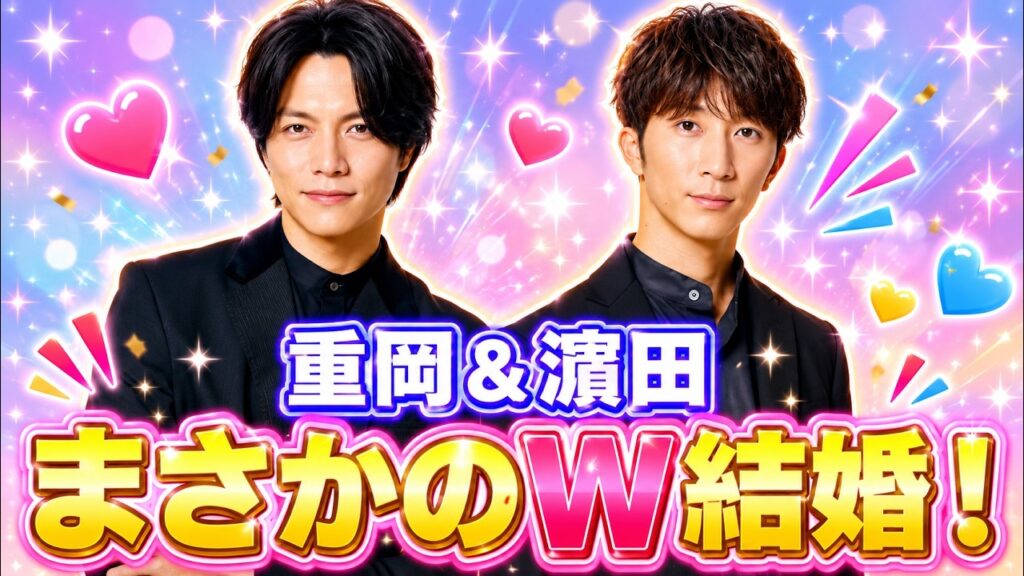 WEST.重岡大毅＆濵田崇裕がW結婚発表！重岡は第1子誕生も報告 #WEST #重岡大毅 #濵田崇裕