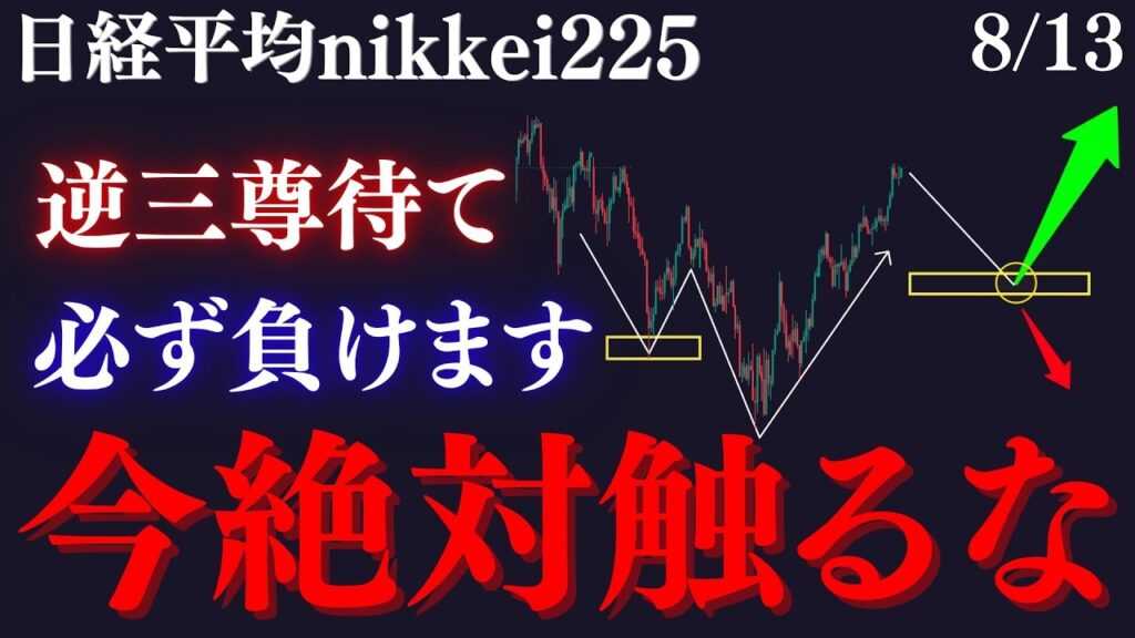 【⚠️日経平均”今は絶対触るな”】燃料切れで天井接近...方向感が出れば短期調整ショートを。本命は逆三尊の右肩で再上昇トレンドの波に:RedのNikkei225テクニカル徹底分析