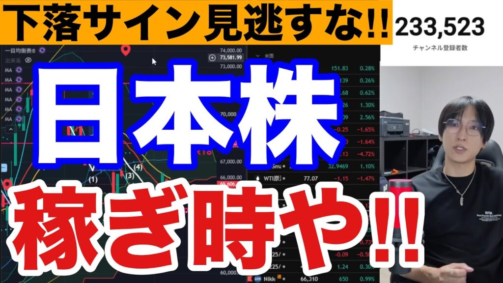 【注意】日本株稼ぎ時や‼️日経平均下落のサイン見逃すな‼AI半導体株急騰でバリュー株弱い。キオクシア助かるか。ドル円159円で海外勢日本株買いか⁉米国株、ハイテク株強い。仮想通貨BTC弱
