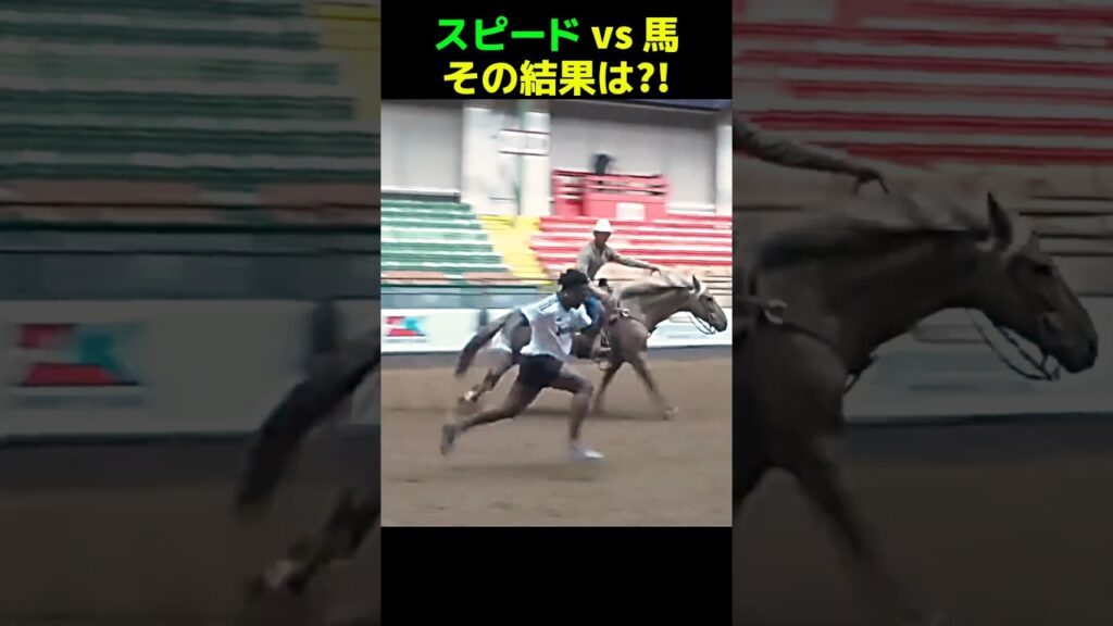 スピードが馬と本気で走った結果