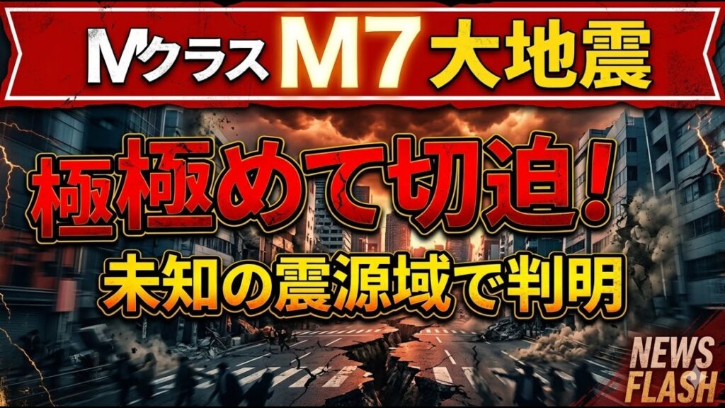 未知の震源域で大地震が切迫していることが判明!このエリアではM7級の大地震が発生する恐れがあります 未知の震源域で大地震が切迫していることが判明!このエリアではM7級の大地震が発生する恐れがあります