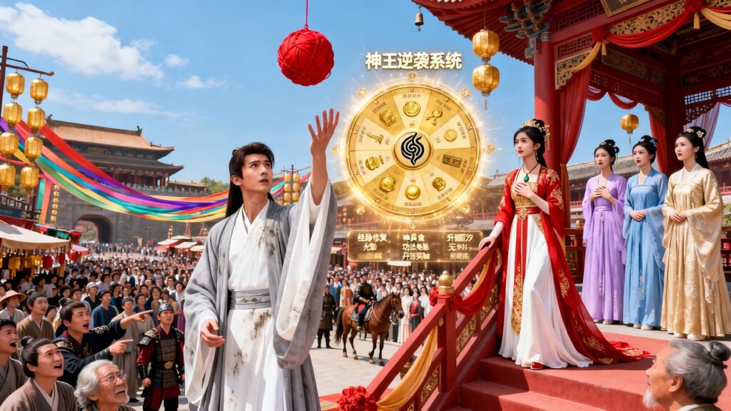 乞食に落とされた皇子、ブス女と結婚させられるも…新婚初夜に覚醒！ただの醜女だと思っていた妻の正体は紫髪の瑶池女帝！仙霊パワーで経脈を治し、二人で朝廷の陰謀を粉砕せよ！