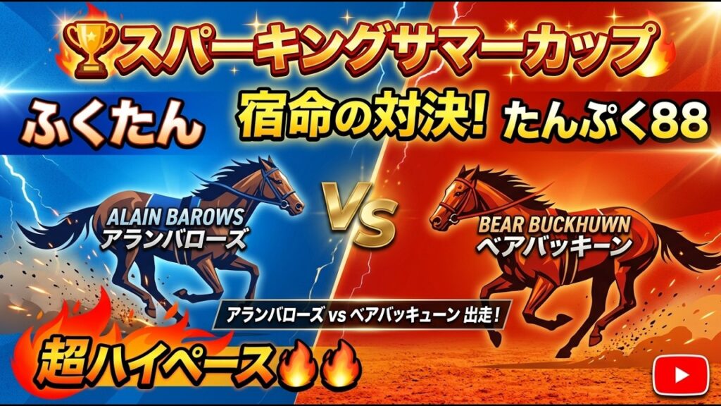 スパーキングサマーカップ2026予想【川崎競馬】超ハイペースの可能性あり🔥トリプル馬単的中🎯を目指す!!【全頭診断+調教診断+買い目】 スパーキングサマーカップ2026予想【川崎競馬】超ハイペースの可能性あり🔥トリプル馬単的中🎯を目指す!!【全頭診断+調教診断+買い目】