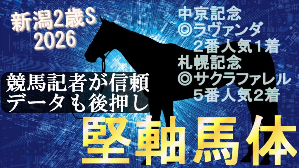 【新潟2歳S 2026】少頭数こそ深掘り！“馬体派”記者が今年の勝ち馬を発掘