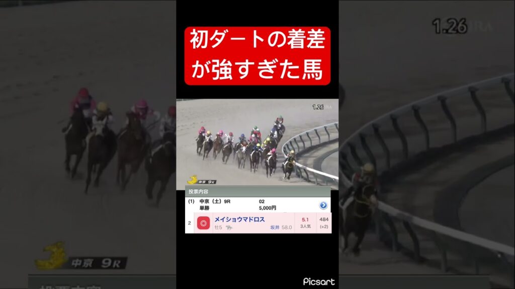 【ここも突き抜ける】前走初ダートの内容が強すぎたので今回も狙ってみた結果… #競馬