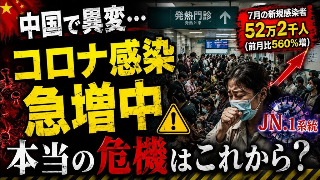 中国で非常事態宣言！感染者数が急増……高熱・激しい咳・再感染、今起きている中国のか ... 感染者数は560％急増し、新たに44万人の感染者が確認されました。