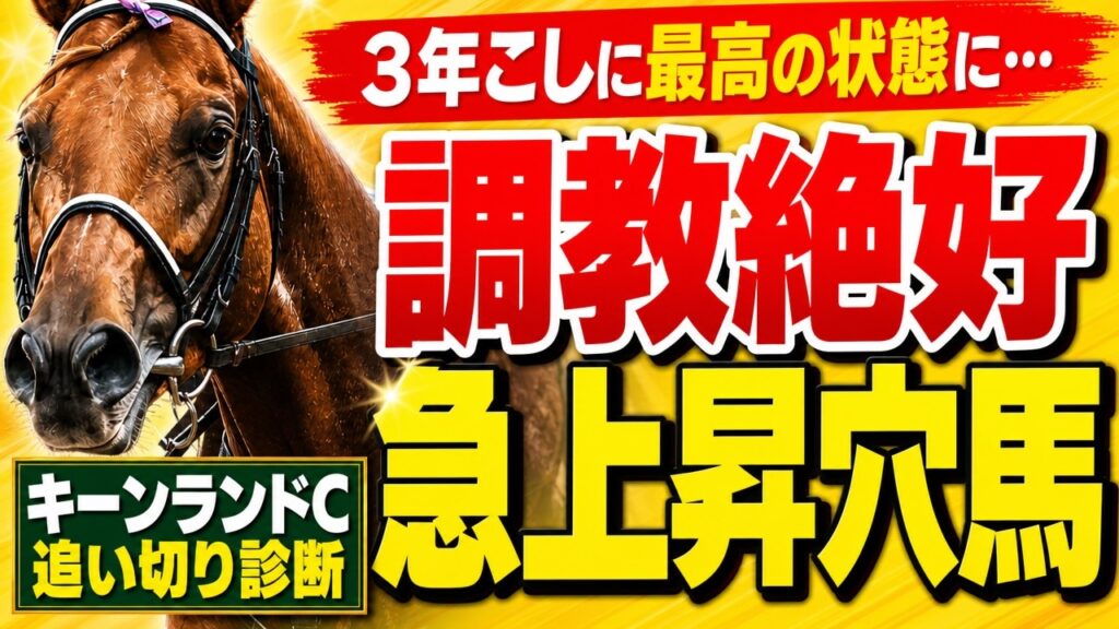 【キーンランドカップ追い切り診断2026】「パンジャタワーは絶好!？」意外な穴馬が”最高の状態”で出てくるお話【エーティーマクフィ】