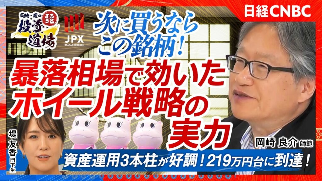 #10【日経平均15％下落で発動したヘッジ戦略──岡崎・堤のまるごと投資道場 × 岡崎良介】アステラス製薬で利益⇧／半導体一強から変わる日本株相場／ソニー・川崎重のホイール戦略 #かぶオプ #資産運用