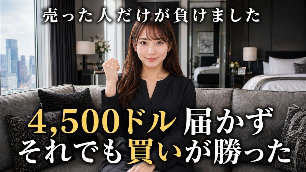 ゴールド4,449ドルで失速。木曜に売った人だけが損をした理由と8月27日に来る今年最大の山場 ゴールド4,449ドルで失速。木曜に売った人だけが損をした理由と8月27日に来る今年最大の山場