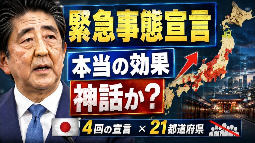 コロナ「緊急事態宣言」は本当に効いたのか？4回の宣言で分かった意外な結論