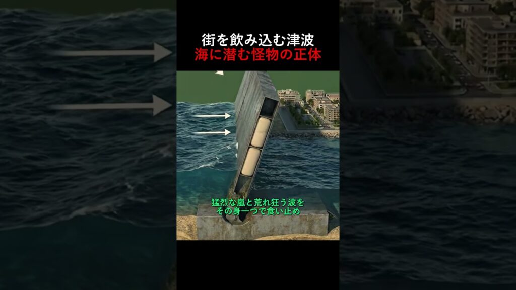 街を飲み込む津波海に潜む怪物の正体