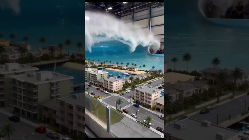 They Built a REAL Tsunami Effect in a Studio 🤯🌊 | BTS #Shorts