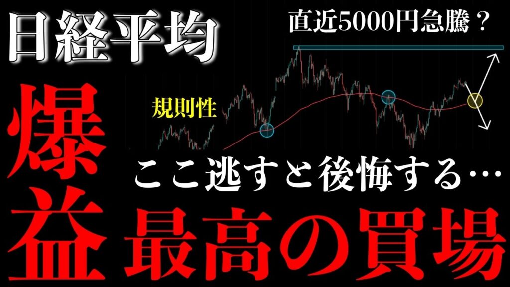 ⚠️日経平均“最高の買場”きた。ここを逃すと後悔します【Nikkei225分析】 ⚠️日経平均“最高の買場”きた。ここを逃すと後悔します【Nikkei225分析】