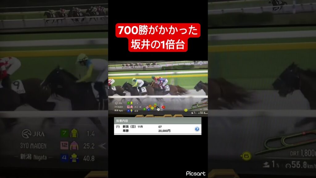 【絶対勝てる】この状況の単勝は絶対当たるので単勝2万勝負した結果… #競馬