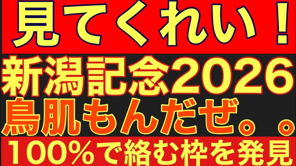 【新潟記念2026サイン①】過去8年100%の確率で3着以内!富士Sと新潟記念を結ぶ「最強の枠番連動」から浮き出た枠とは!#競馬 #新潟記念 【新潟記念2026サイン①】過去8年100%の確率で3着以内!富士Sと新潟記念を結ぶ「最強の枠番連動」から浮き出た枠とは!#競馬 #新潟記念
