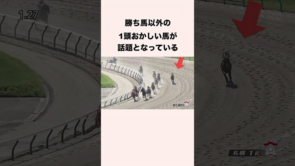勝ち馬以外の1頭おかしい馬が話題となっている #競馬 #競馬予想 #shorts