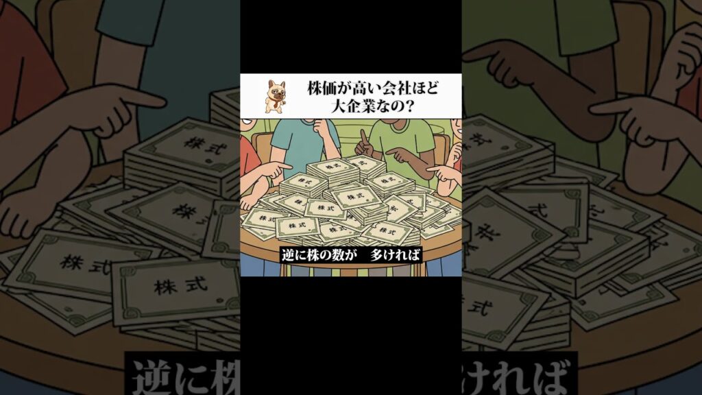 株価が高い企業ほど大企業なの？　ラップ解説