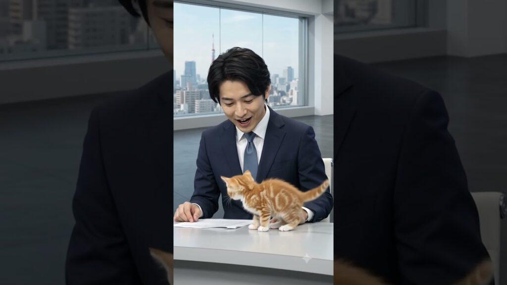 【放送事故】生放送中に子猫が乱入してきた結果…